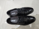 百思图通勤商务皮鞋舒适牛皮男士正装鞋婚鞋25002AM5黑色（经典款）38 实拍图