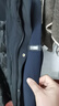 波司登（BOSIDENG）冬季羽绒服鹅绒男款中长款连帽新国标90绒商场同款外套 醉梦蓝5419 M 175/96A 实拍图