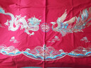 百丽丝水星家纺出品结婚四件套婚庆纯棉刺绣婚房套件大红色被套龙凤刺绣 实拍图