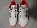 NIKE耐克官方男鞋秋冬运动鞋AIR FLIGHT 89气垫休闲鞋AJ4兄弟跑步鞋 白/黑/大学红/AJ4兄弟款 40 实拍图