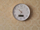 康巴丝（Compas）电波钟自动对时静音挂钟教室客厅考场钟表挂墙 C6219AY轻奢金35cm 实拍图