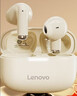 联想（lenovo）真无线蓝牙耳机 半入耳式耳机 音乐运动游戏耳机蓝牙5.4 适用苹果小米手机 EA110月岩白 实拍图