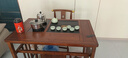 诗易阳台小户型茶桌椅组合新中式实木功夫茶几套装一体家用喝泡茶台 1米茶桌+3月牙椅 实拍图
