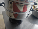 惠当家（Hui Dang Jia）电蒸锅电锅多功能电热锅定时电蒸锅电煮锅电炒锅多用途锅电火锅304不锈钢锅G32-34双 实拍图