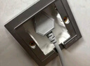 公牛（BULL）开关插座 嵌入式插座可调节空调冰箱隐藏插座GTBZ223灰色五孔10A 实拍图