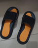 回力运动拖鞋男浴室内户外穿减震防滑厚底凉拖鞋HL3967黑黄色42-43码 实拍图