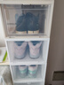 爱丽思（IRIS）塑料鞋盒透明大号AJ球鞋鞋柜防尘防潮鞋架可叠加鞋子收纳盒 4个装 实拍图