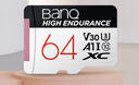 banq 64GB TF（MicroSD）存储卡 A1 U3 V30 4K 行车记录仪&安防监控专用内存卡 高度耐用 读速100MB/s 实拍图