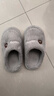 儿童棉拖鞋女童冬季2025新款男童防滑家用居家宝宝毛毛室内拖鞋 米咖 34/35码(适合脚长20cm) 实拍图
