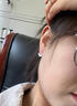 戚小米999纯银花朵耳钉女养耳洞小耳环小众2026新款爆款耳环高级感耳饰 【999足银】花朵耳钉一对 实拍图