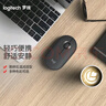 罗技（Logitech）时尚系列 PEBBLE鼠标 无线蓝牙鼠标 办公静音鼠标 女性鼠标对称鼠标 鹅卵石造型 石墨黑 实拍图
