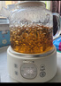 小熊（Bear）全玻璃养生壶 纯玻璃多功能恒温壶 办公室轻音炖煮花茶 1L YSH-J10D1 实拍图