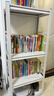 唐辑书架书柜学生儿童家用落地立式置物架铁艺图书架子白4层50*30*118 实拍图