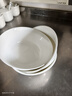 錦鳯 纯白骨瓷碗米饭碗汤碗景德镇餐具家用陶瓷大面碗汤锅高脚碗1个装 6英寸面碗 实拍图
