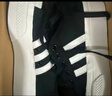 adidas NIZZA PLATFORM厚底增高运动帆布鞋女阿迪达斯三叶草 一号黑/白   38 实拍图