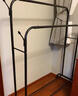 华恺之星 晾衣架落地晾衣杆室内挂衣架阳台简易置物卧室晒衣架YJ98黑1.5米 实拍图