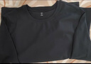 京东京造【10A抗菌T】长袖t恤女卫衣秋季新款打底衫 黑色 M 实拍图