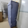 顾乐亚衣架落地卧室专用衣帽架衣服架免安装挂衣架折叠钢架宿舍简易衣柜 【长80cm】创意空间（25mm管） 实拍图