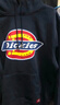 Dickies情侣款logo印花连帽卫衣DK007060  黑色 L 实拍图