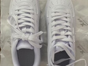 特步情侣男女板鞋小白鞋空军一号冬季革面保暖运动板鞋休闲鞋 实拍图
