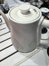 金灶（KAMJOVE） 茶艺专用泡茶烧水壶优雅长嘴电热水壶随手泡开水壶自动断电热水壶煮水壶家用1L 1L T-93（象牙白色） 实拍图