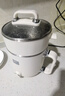 利仁（Liven）电煮锅电热锅304不锈钢0涂层内胆宿舍小电锅电蒸锅学生一体泡面锅多功能小火锅2升带蒸屉DHG-B205 实拍图