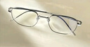 VGO防蓝光眼镜防辐射眼镜98%男女护目镜钛架 0度平光镜架框黑银变灰 实拍图