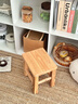 小匠材实木凳子家用客厅矮凳孩子矮款茶几方凳结实小板凳方26*21*25 实拍图