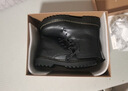 海澜之家HLA马丁靴男高帮秋冬工装鞋子男士靴子男HAAGZM4DAE411 黑色 41 实拍图