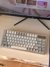 ROG夜魔机械键盘 无线/三模游戏电竞键盘 75配列NX雪武白轴 RGB热插拔客制化Gasket结构OLED屏 月耀白 实拍图