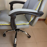锦汐电脑椅办公椅子电竞椅家用人体工学椅老板椅主播靠背椅皮革转椅 灰色+4级杆+乳胶【二代升级】 实拍图