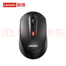 联想（Lenovo）无线蓝牙双模充电鼠标  便携办公鼠标人体工学设计 适用台式机一体机笔记本平板 M28黑色 实拍图