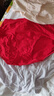 欧迪芬6条内裤女士本命年马年纯棉红色内裤加长底档中腰少女三角内裤 实拍图