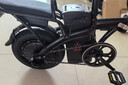 凤凰（Phoenix）电动自行车折叠电动车锂电池小型代驾车男女式成人电助力车 小武仕 黑色/折叠款/48V可提电池 6AH电动续航18km 实拍图