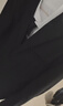 法蒙泽西服套装男士三件套商务职业正装小西装男结婚新郎上班修身外套男 黑色(西服+西裤+大礼包) 6XL 【185-200斤】 实拍图