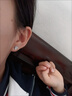 唯一（Winy）999纯银耳钉女轻奢小众高级感耳环饰三八节女神礼物生日送女友 实拍图