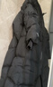 鸭鸭王一博同款312g充绒冰壳系列羽绒服长款男女极寒加厚冬季保暖外套 青光黑色 【男女同款现货速发】 XL /180充绒273克 实拍图