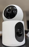 华为智选鸿蒙智选双摄500万监控摄像头家用360度无死角带夜视全景海雀室内家庭安防看护双雀Max白重磅新品 实拍图