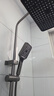 四季沐歌（MICOE）淋浴花洒套装卫浴精铜龙头增压防烫花洒全套喷头淋浴器 【方形枪灰款】三功能/星空顶喷A109 实拍图