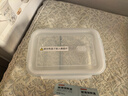 京东京造 饭盒 微波炉上班族学生便当高硼硅玻璃餐盒大容量2分格1L 实拍图