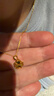 中国黄金（CHINA GOLD）黄金项链女足金四叶草吊坠结婚情人节送女友老婆妈妈生日礼物 足金吊坠+S925链+礼盒【约0.55-0.6】 实拍图