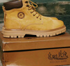 骆驼（CAMEL）王俊凯同款冬加绒户外工装马丁大黄靴男 G122W7757TR 金黄 42 实拍图