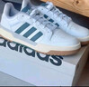 adidas ENTRAP美式校园风运动少年感复古篮球风板鞋男女阿迪达斯   白色/蓝色   42.5 实拍图