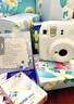 INSTAX富士instax立拍立得 一次成像相机 mini12精美礼盒 月光茉莉 含10张fafa花边相纸 实拍图