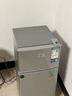 志高（CHIGO）小冰箱迷你小型家用冷藏冷冻两用宿舍出租房用双门办公室电冰箱节能省电 【一级能效】58L银色【三天约一度电】 实拍图