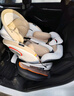 初婴贝儿童安全座椅汽车用0-4-12岁婴儿宝宝车载可坐可躺i-Size通风加热 豪华版金+175°躺+支撑腿+遮阳棚 实拍图