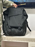 回力书包男初中高中大学生双肩包高颜值大容量电脑背包轻便休闲旅行包 黑色大号【升级拉链+加固肩带】 实拍图