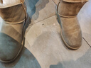 京东京造【中筒经典】雪地靴女冬季羊皮毛一体保暖防寒短靴羚羊棕40 实拍图