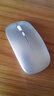 英菲克（INPHIC）M1无线鼠标可充电办公蓝牙三模电量显示静音便携适用于惠普华硕苹果IPAD笔记本电脑无限轻音 【无线-2.4G充电版-轻音按键】太空银 实拍图