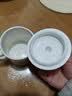 景德镇陶瓷茶杯盖子单卖圆形通用配件会议杯盖马克杯盖瓷杯子单盖 7.1cm 003纯白杯盖 实拍图